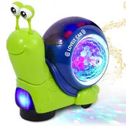 Crawling Snail Baby Toy with Lights and Music features colorful lights and playful design for engaging tummy time.