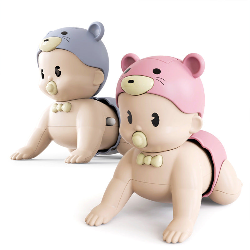 Electric Baby Toy that Sings Walks and Climbs remote control climbing baby in playful setting