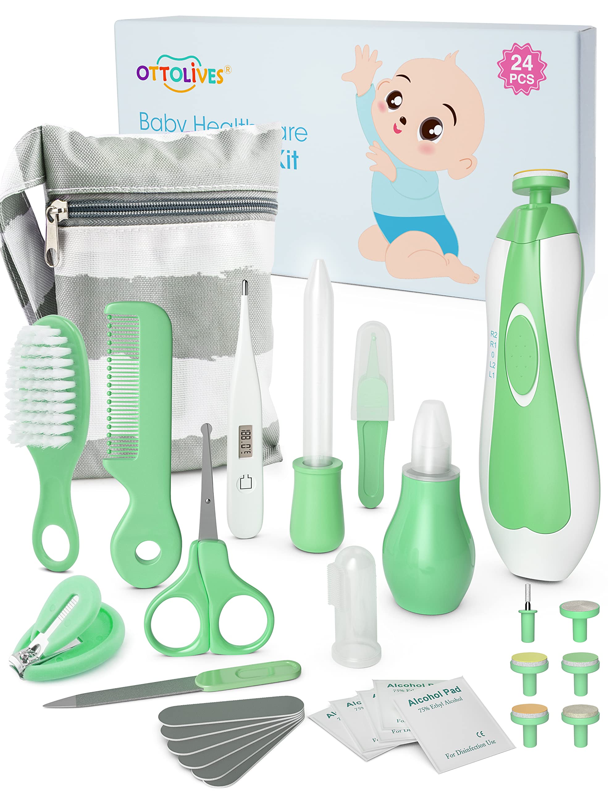OTTOLIVES Baby Healthcare and Grooming Kit 24 in