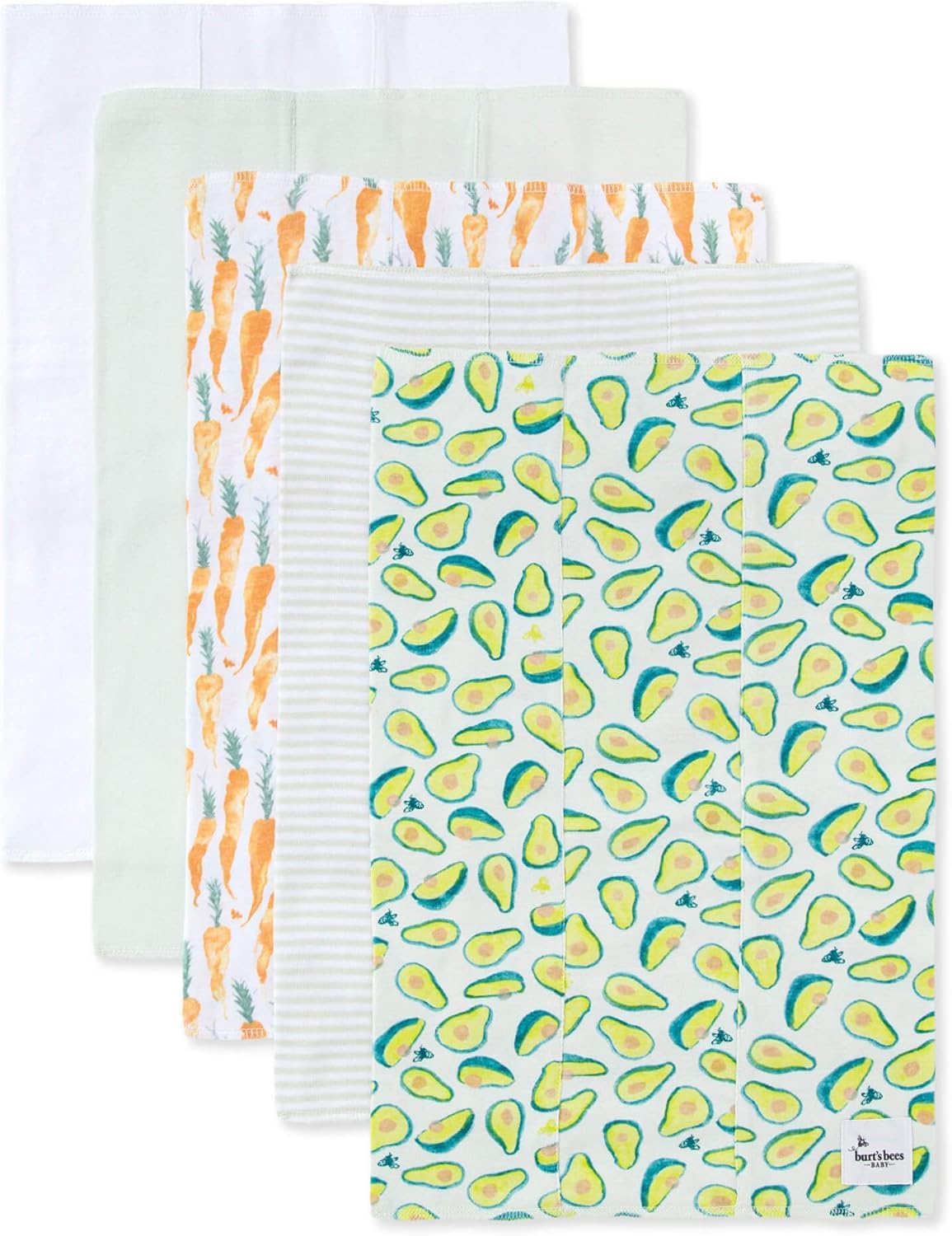 Burts Bees Baby Infant Burp Cloths 100 Organic Cotton