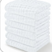 Soft Muslin Baby Towels 6-Pack