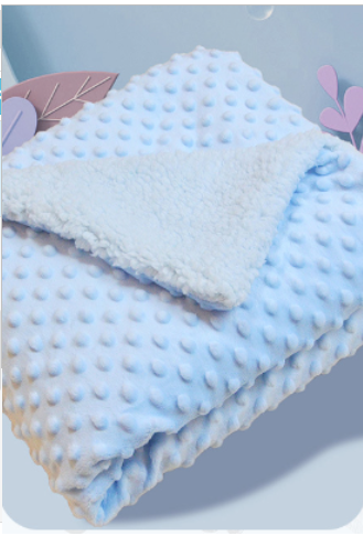 Thick Double Layer Baby Blanket One Piece